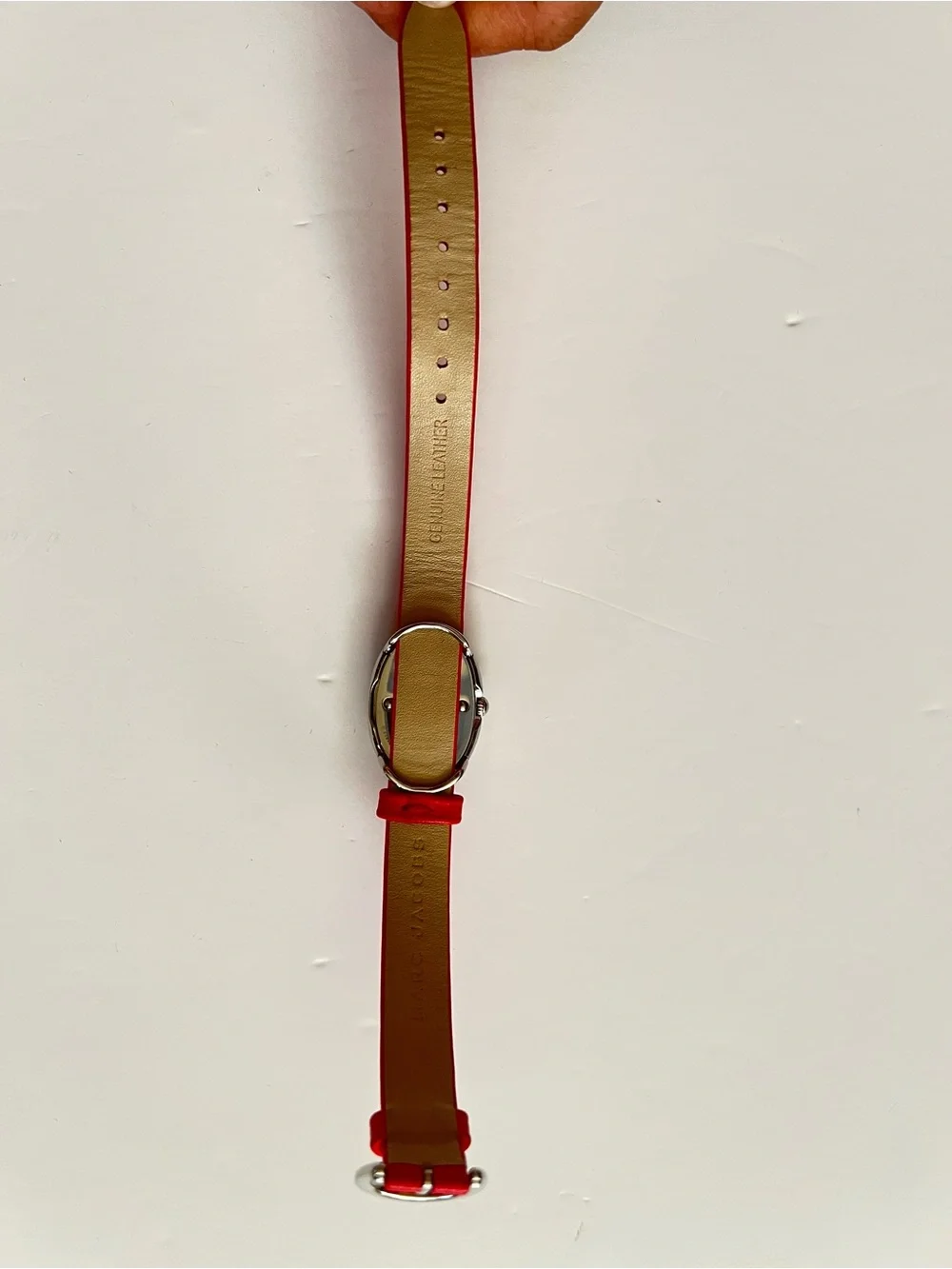 EUC MARC JACOBS Women's Cicely Oval Dial Leather Strap Watch